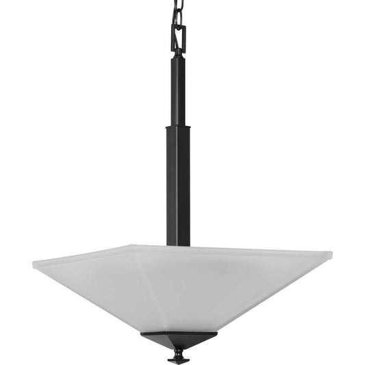 Clifton Heights Two Light Pendant in Matte Black
