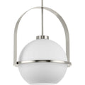 Progress Lighting - P500359-009 - One Light Pendant - Delayne - Brushed Nickel