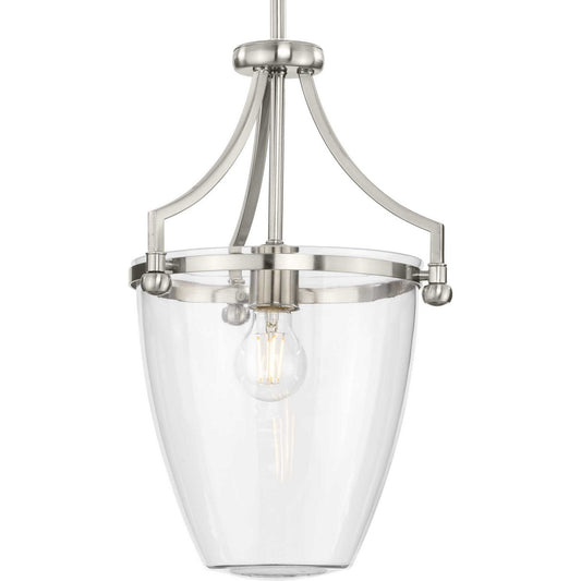 Parkhurst One Light Pendant in Brushed Nickel