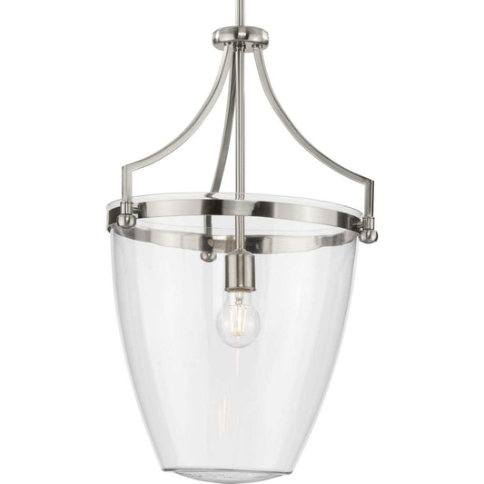 Progress Lighting - P500361-009 - One Light Pendant - Parkhurst - Brushed Nickel