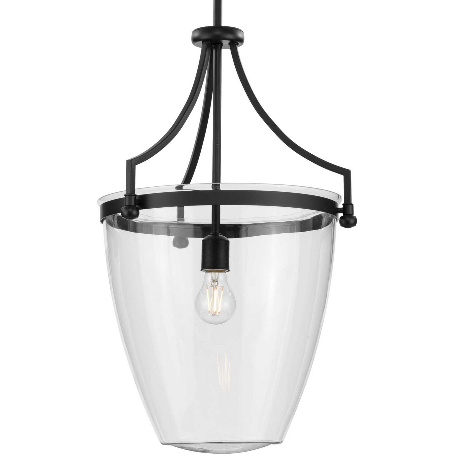 Parkhurst One Light Pendant in Matte Black