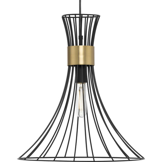 Lorin One Light Pendant in Matte Black
