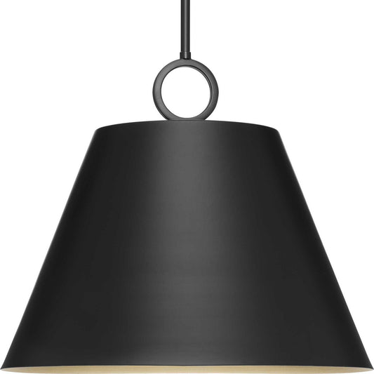 Parkhurst Three Light Pendant in Matte Black