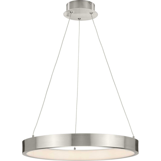 Inverse LED LED Pendant in Brushed Nickel