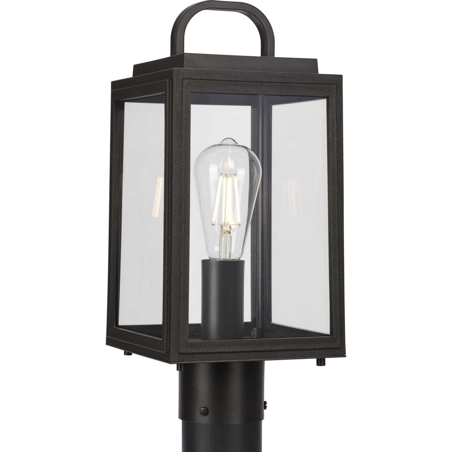 Grandbury One Light Outdoor Post Mount in Antique Bronze