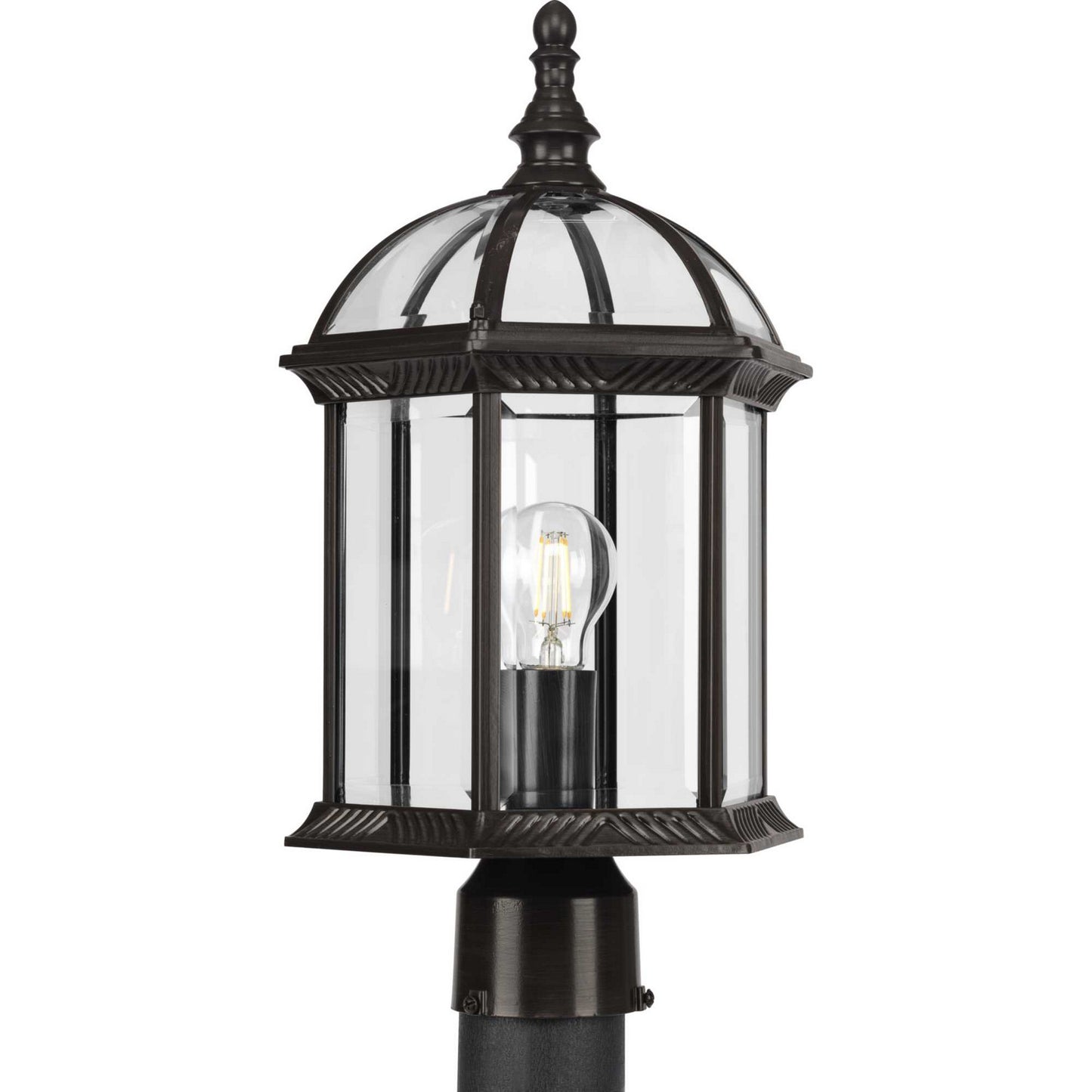 Dillard One Light Outdoor Post Mount in Antique Bronze