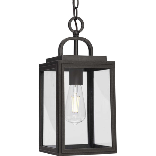 Grandbury One Light Outdoor Hanging Lantern in Antique Bronze