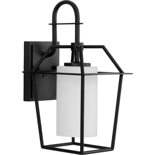 Chilton One Light Outdoor Wall Lantern in Black