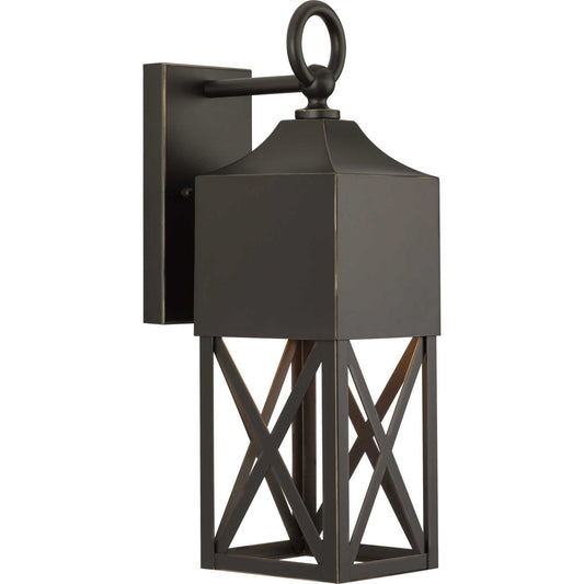 Birkdale One Light Outdoor Wall Lantern in Antique Bronze