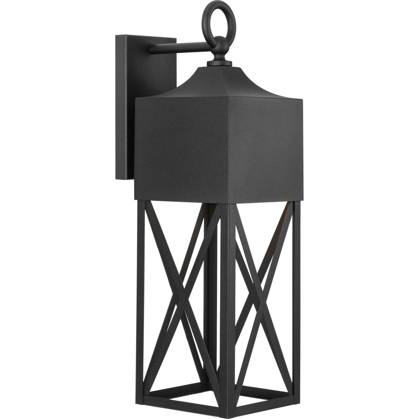 Birkdale One Light Outdoor Wall Lantern in Black