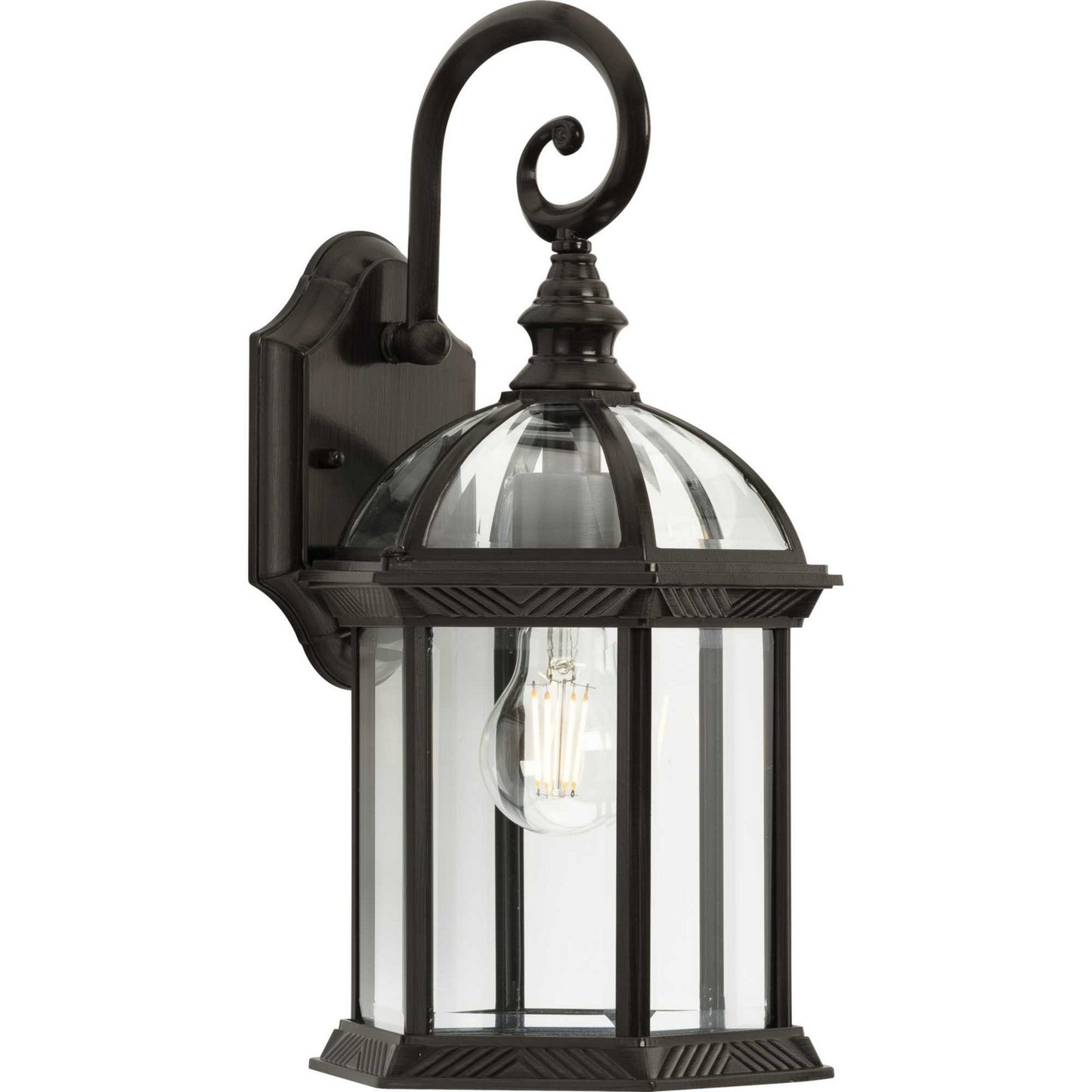 Dillard One Light Outdoor Wall Lantern in Antique Bronze