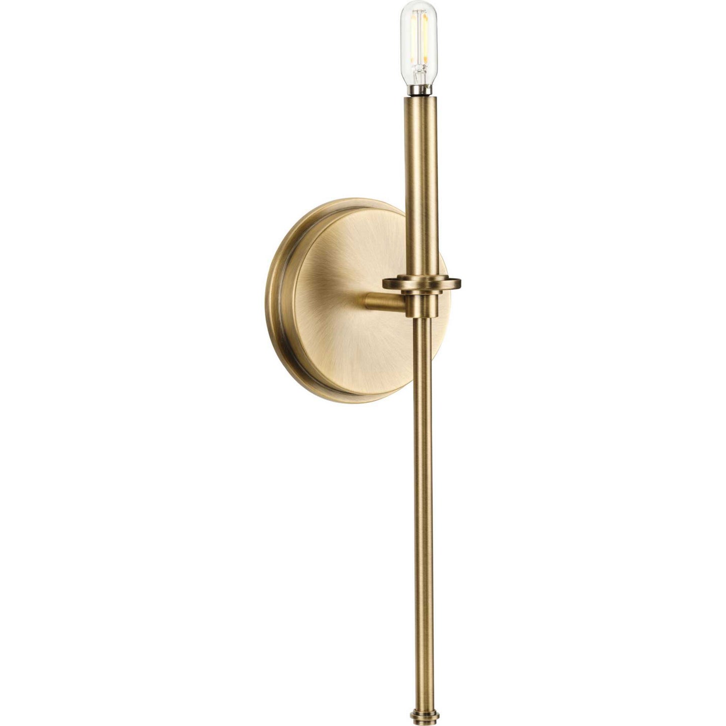 Progress Lighting - P710106-163 - One Light Wall Bracket - Elara - Vintage Brass
