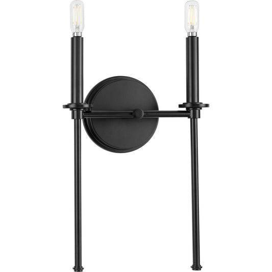 Progress Lighting - P710107-31M - Two Light Wall Bracket - Elara - Matte Black