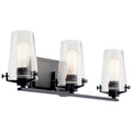 Alton Three Light Bath in Black