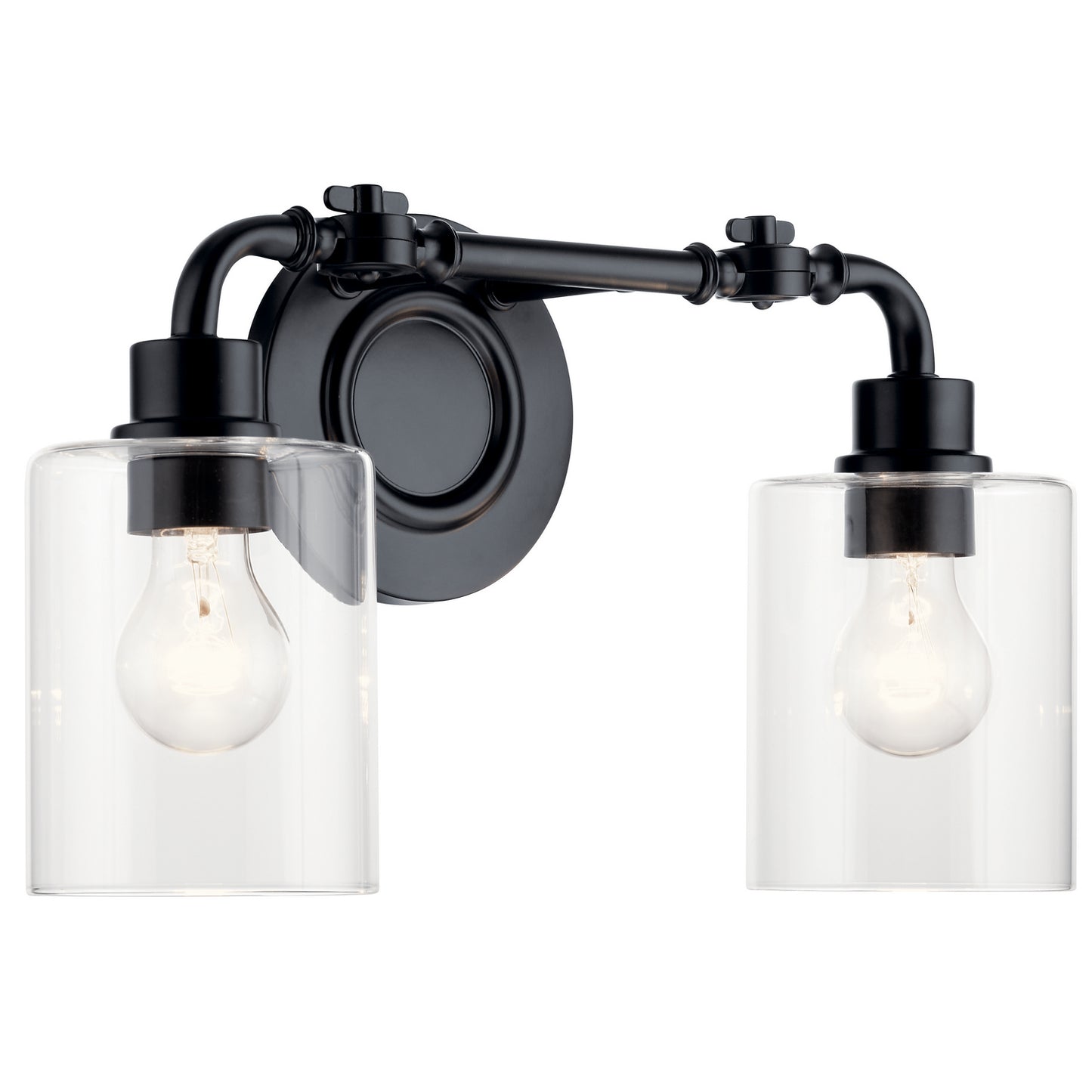 Gunnison Two Light Bath in Black