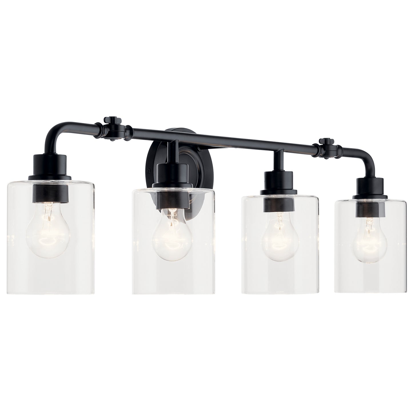 Gunnison Four Light Bath in Black