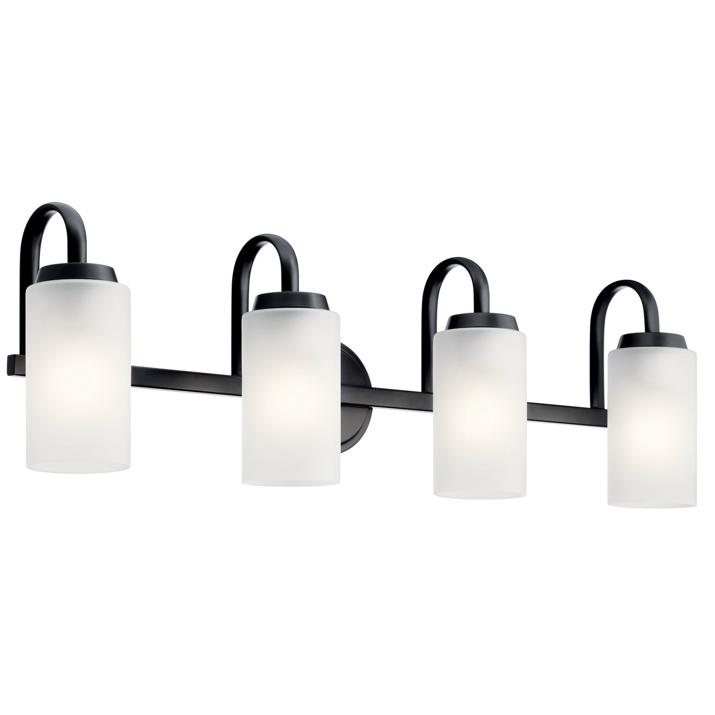 Kennewick Four Light Bath in Black