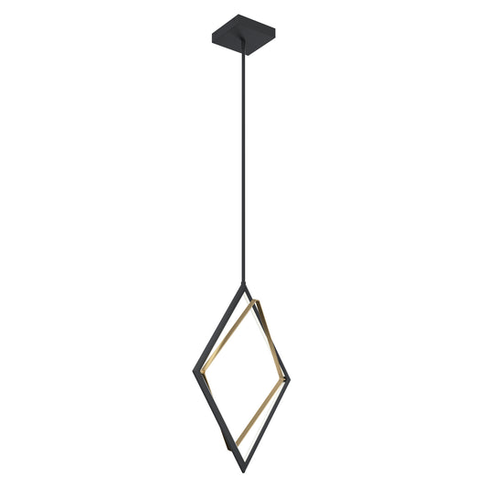 Darski LED Pendant in Matte Black
