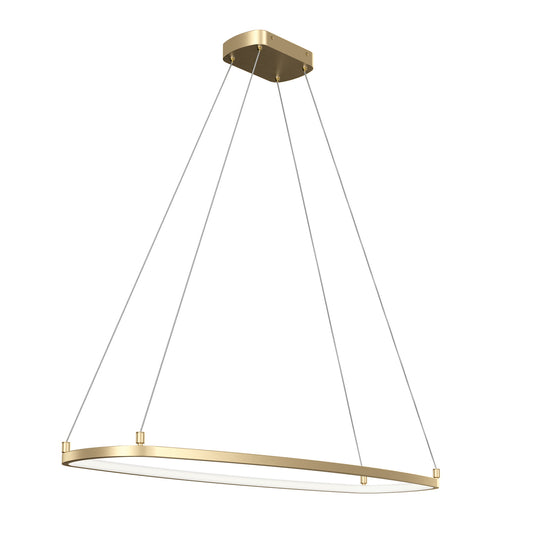 Koloa LED Chandelier in Champagne Gold