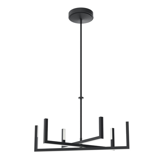 Priam LED Chandelier in Matte Black
