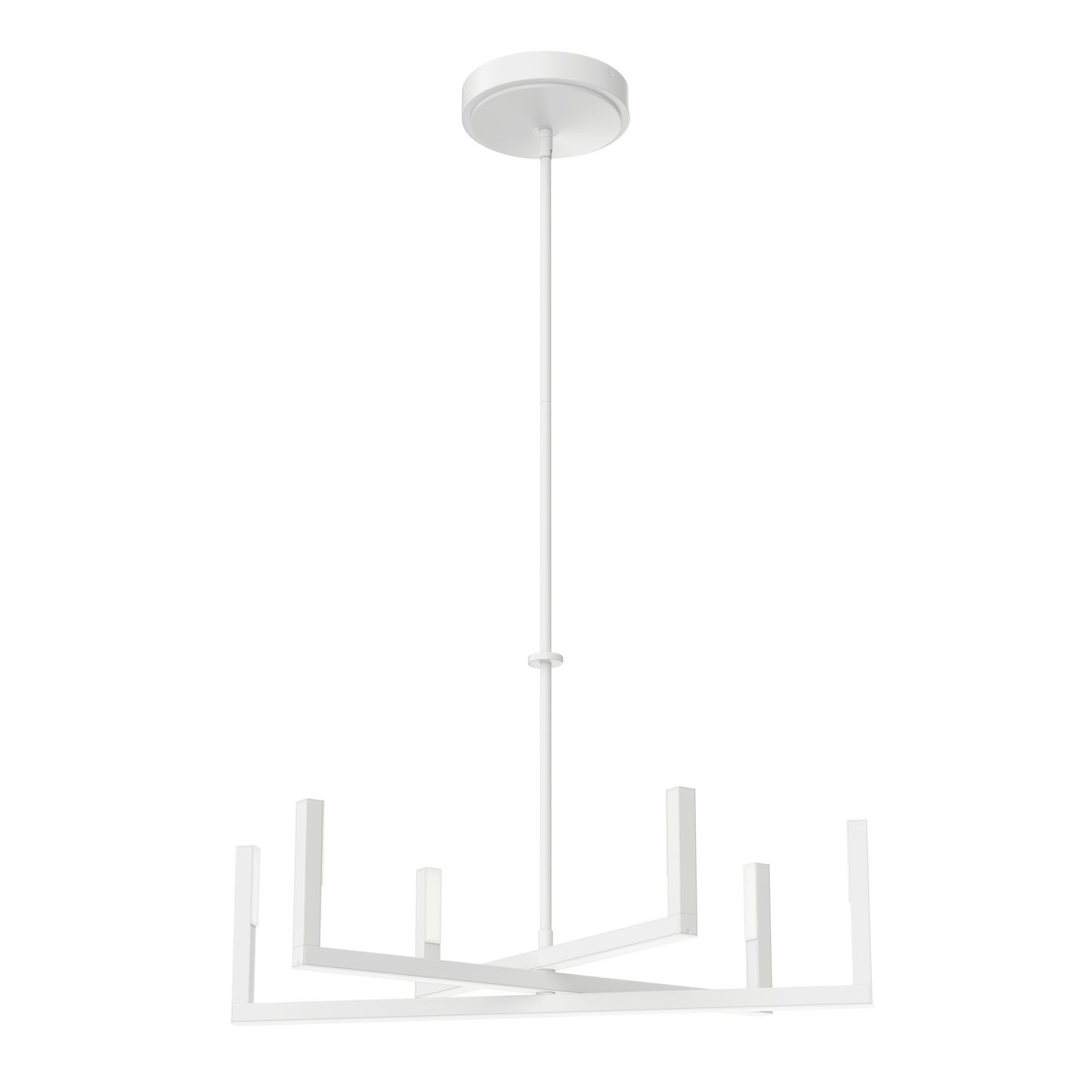 Priam LED Chandelier in White