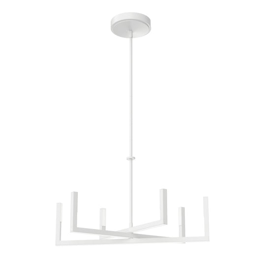 Priam LED Chandelier in White