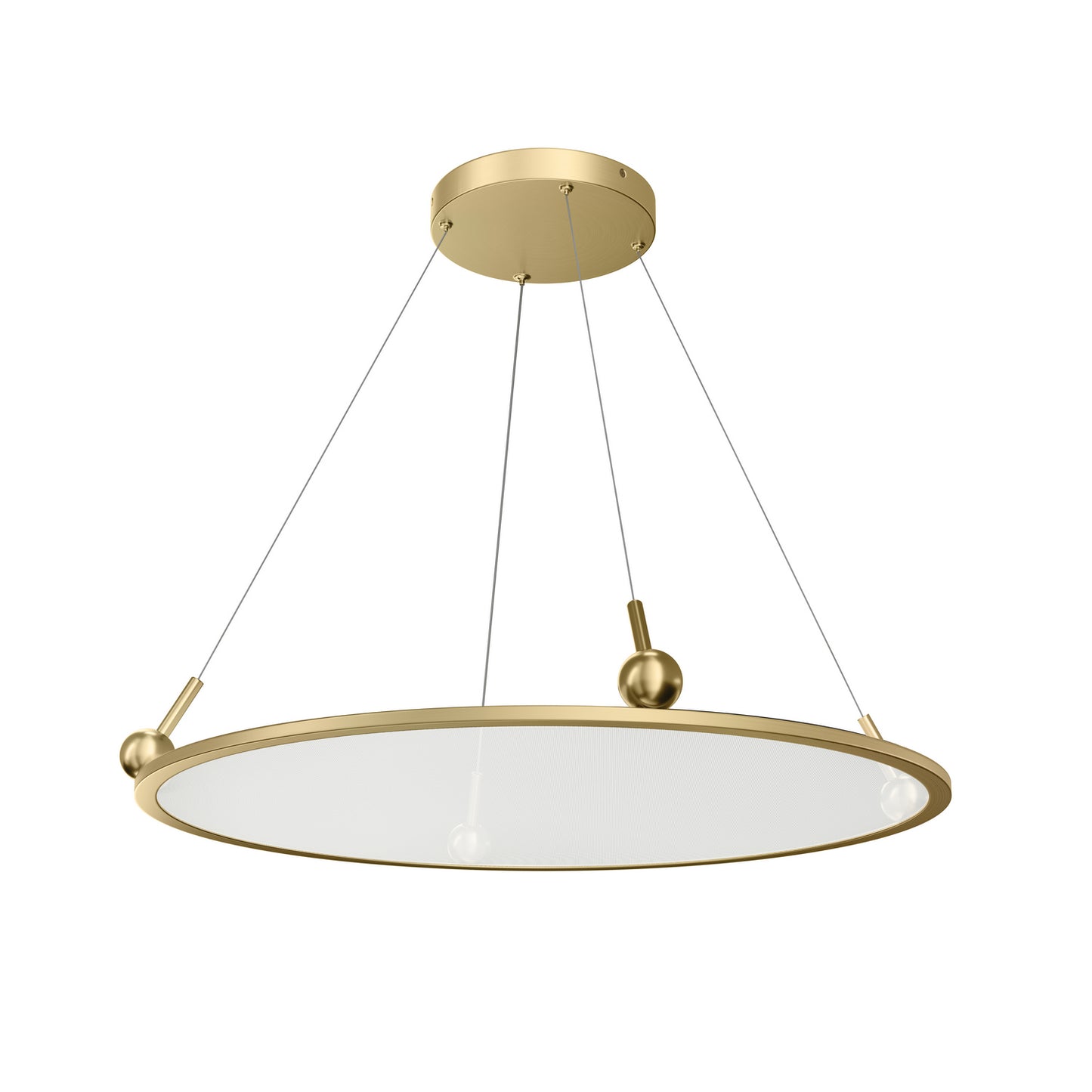 Jovian LED Chandelier in Champagne Gold