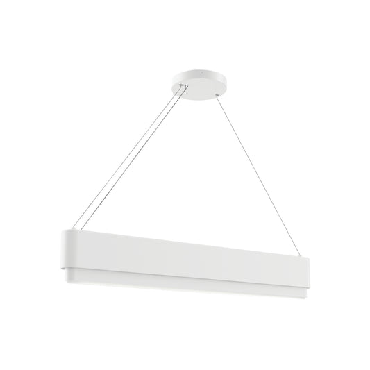 Walman LED Linear Chandelier in White