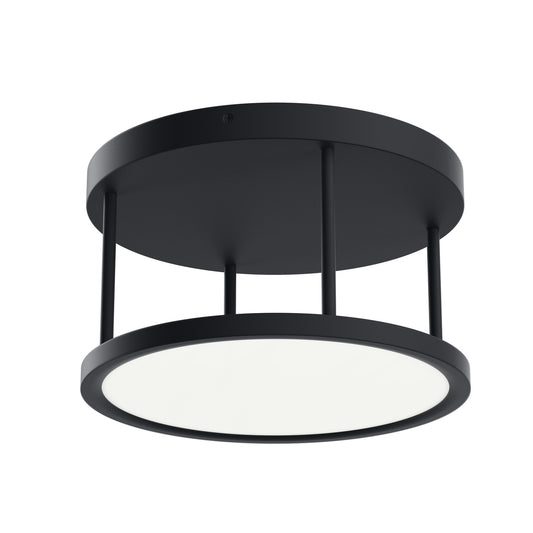 Lavi LED Semi Flush Mount in Matte Black