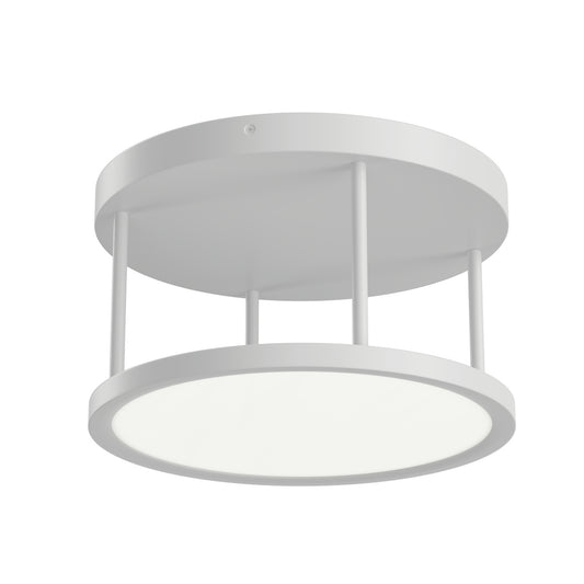 Lavi LED Semi Flush Mount in White