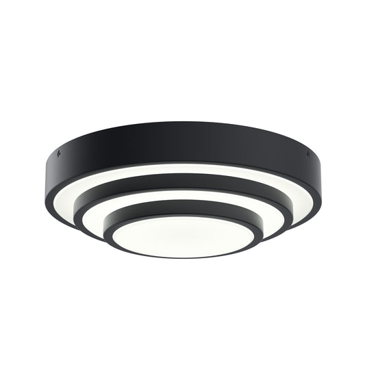 Dombard LED Flush Mount in Matte Black