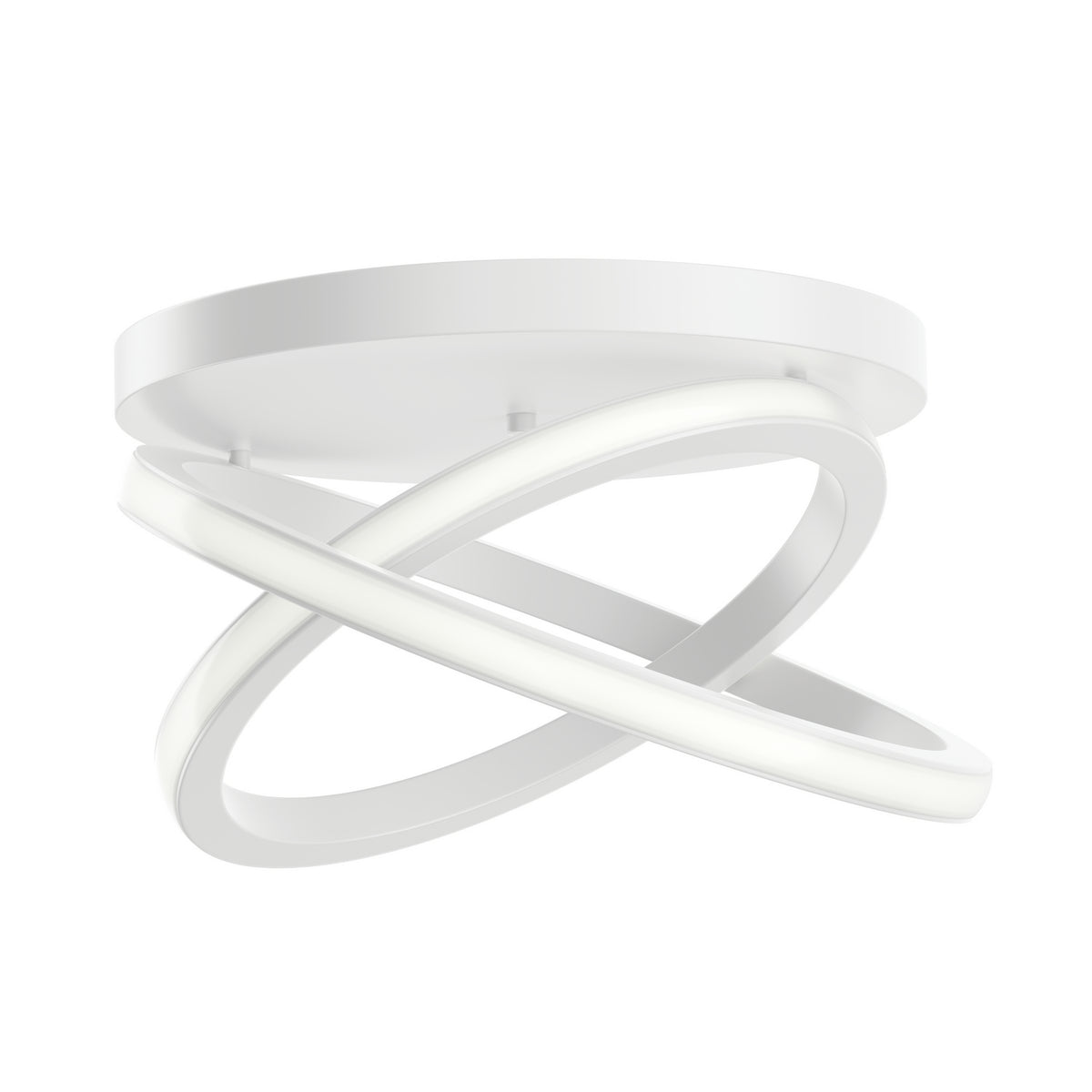 Caputo LED Flush Mount in White