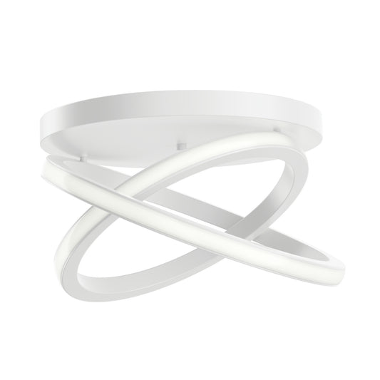 Caputo LED Flush Mount in White