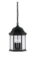 Devonshire Three Light Hanging Lantern in Black