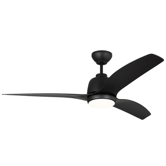 Avila 54" Ceiling Fan in Midnight Black