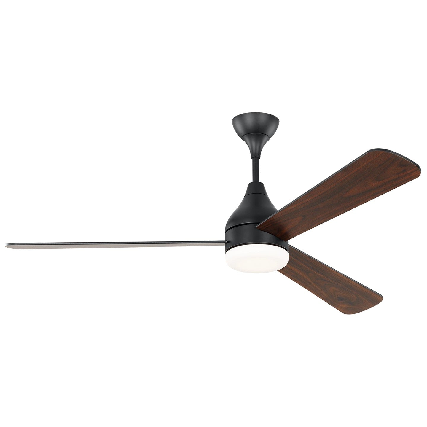 Streaming 60" Ceiling Fan in Midnight Black