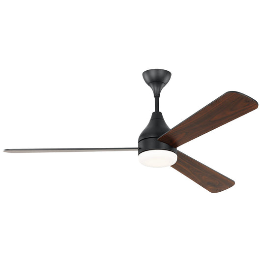 Streaming 60" Ceiling Fan in Midnight Black