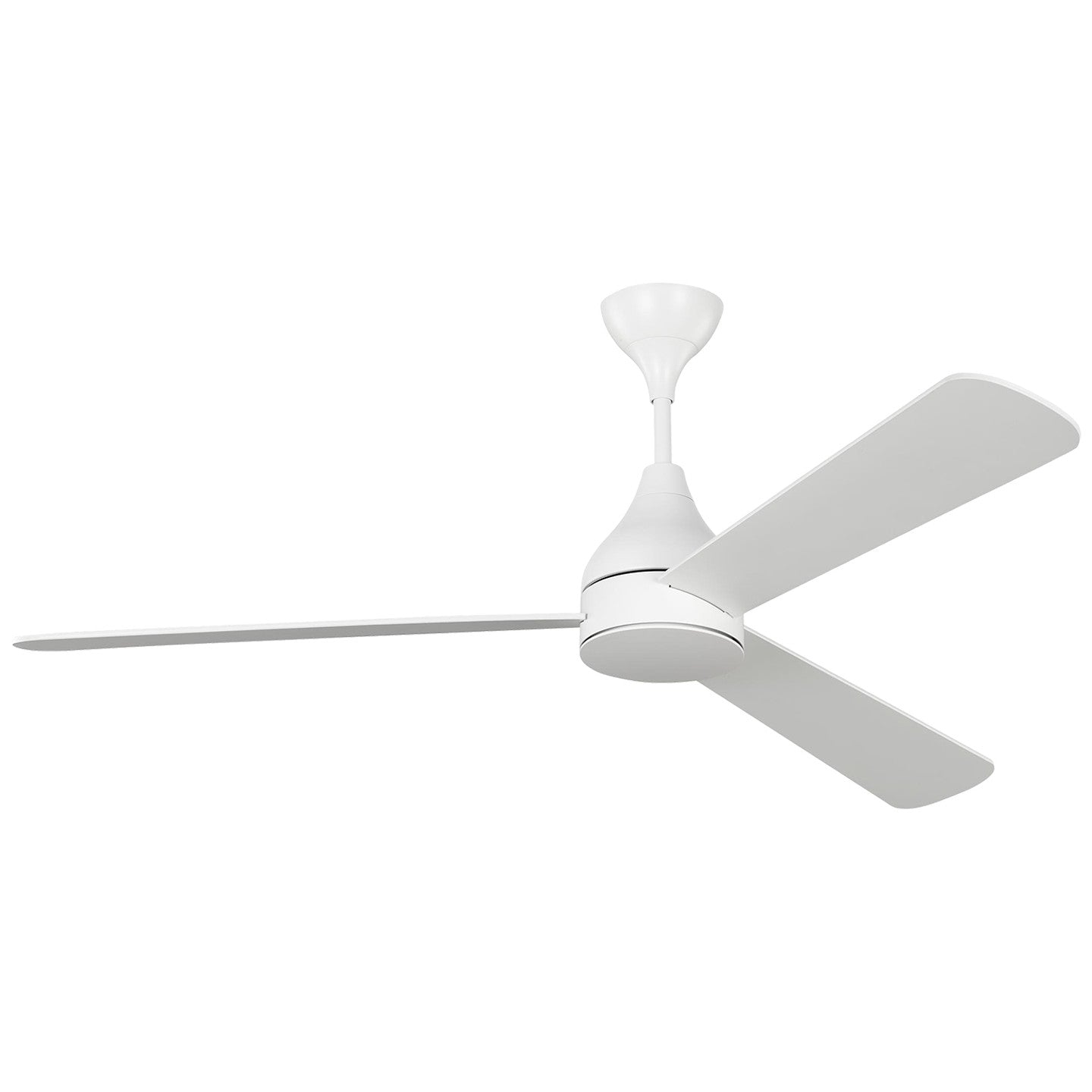 Streaming 60" Ceiling Fan in Matte White