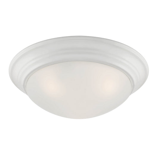 Tap Two Light Flush Mount in Matte White