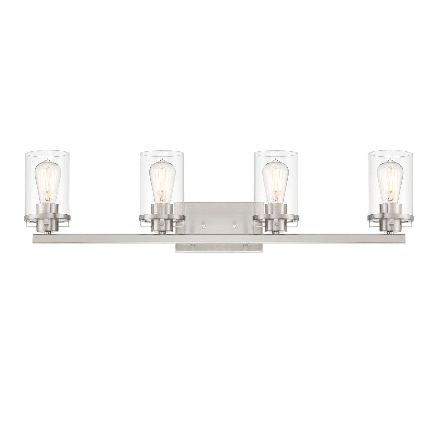 Jedrek Four Light Vanity in Brushed Nickel