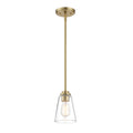 Westin One Light Pendant in Brushed Gold