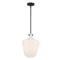 Day Dream One Light Pendant in Matte Black