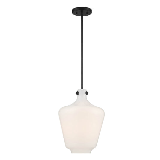 Day Dream One Light Pendant in Matte Black