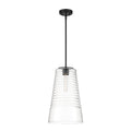 Ingo One Light Pendant in Matte Black