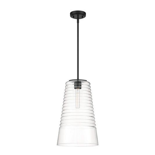 Ingo One Light Pendant in Matte Black