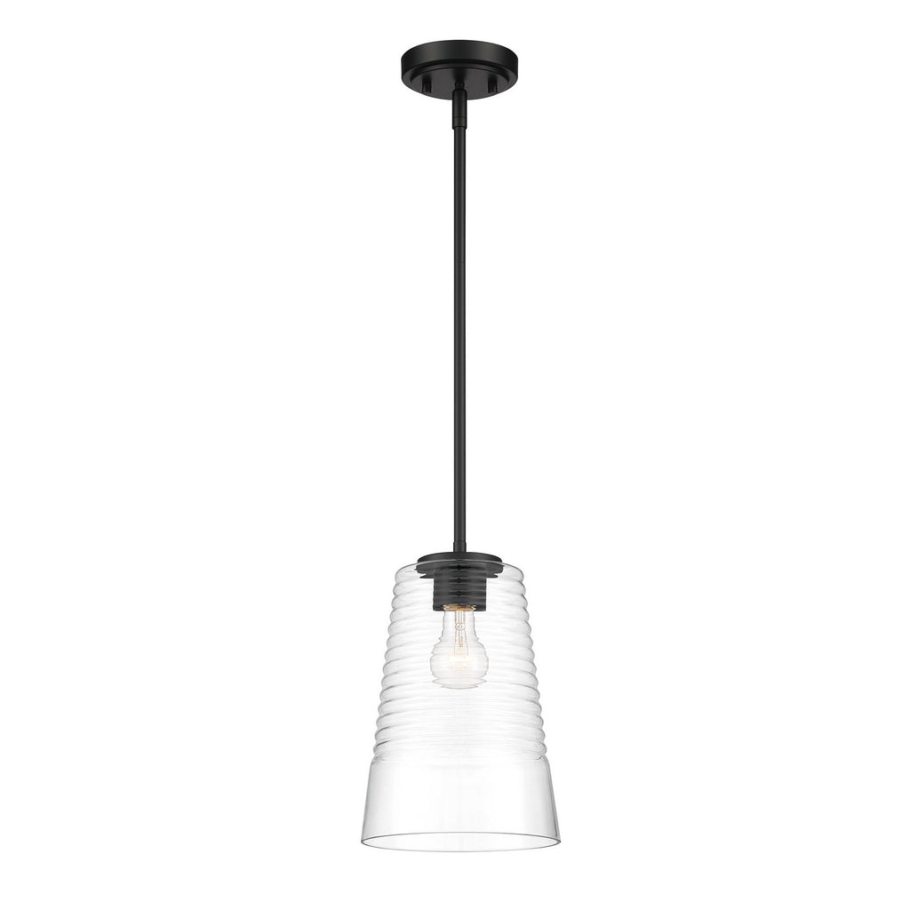 Ingo One Light Pendant in Matte Black