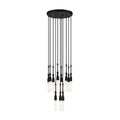 Louise 11 Light Chandelier in Matte Black