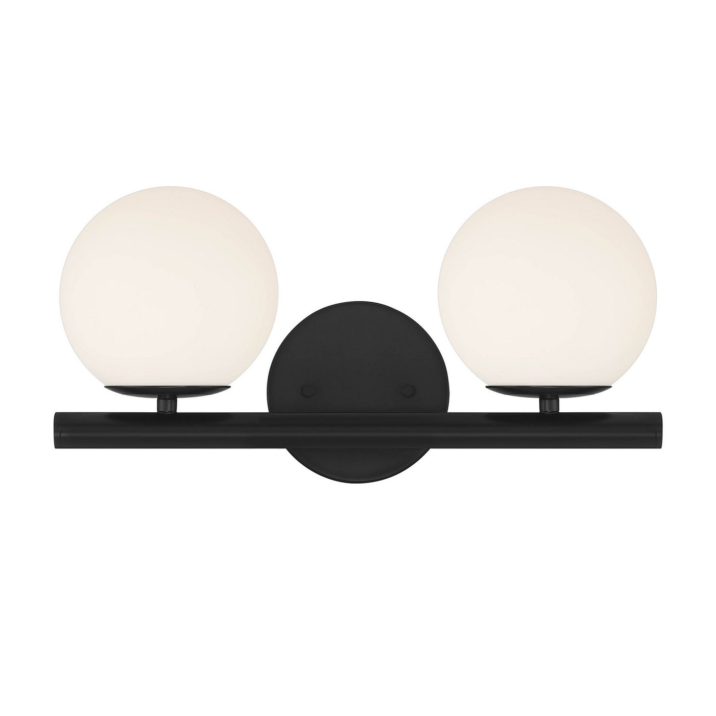 Crown Heights Two Light Vanity in Matte Black