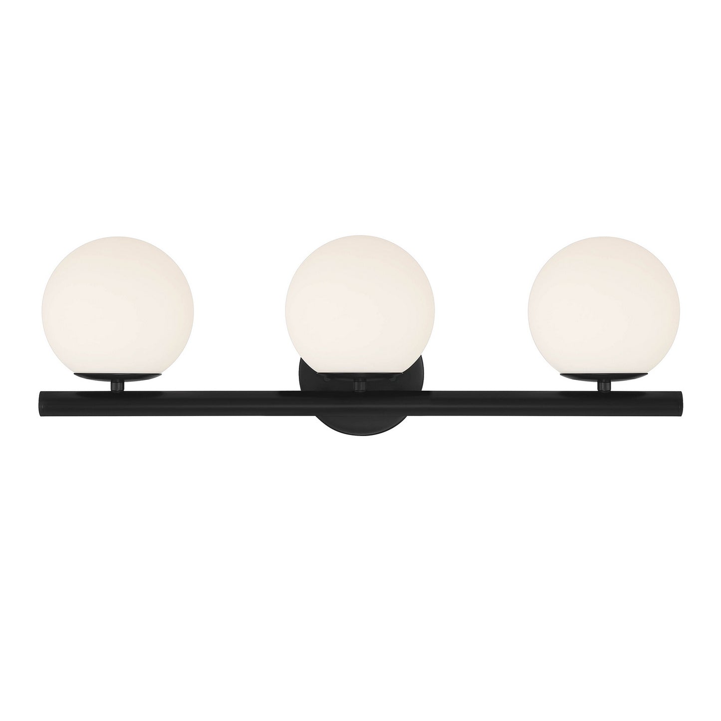 Crown Heights Three Light Vanity in Matte Black