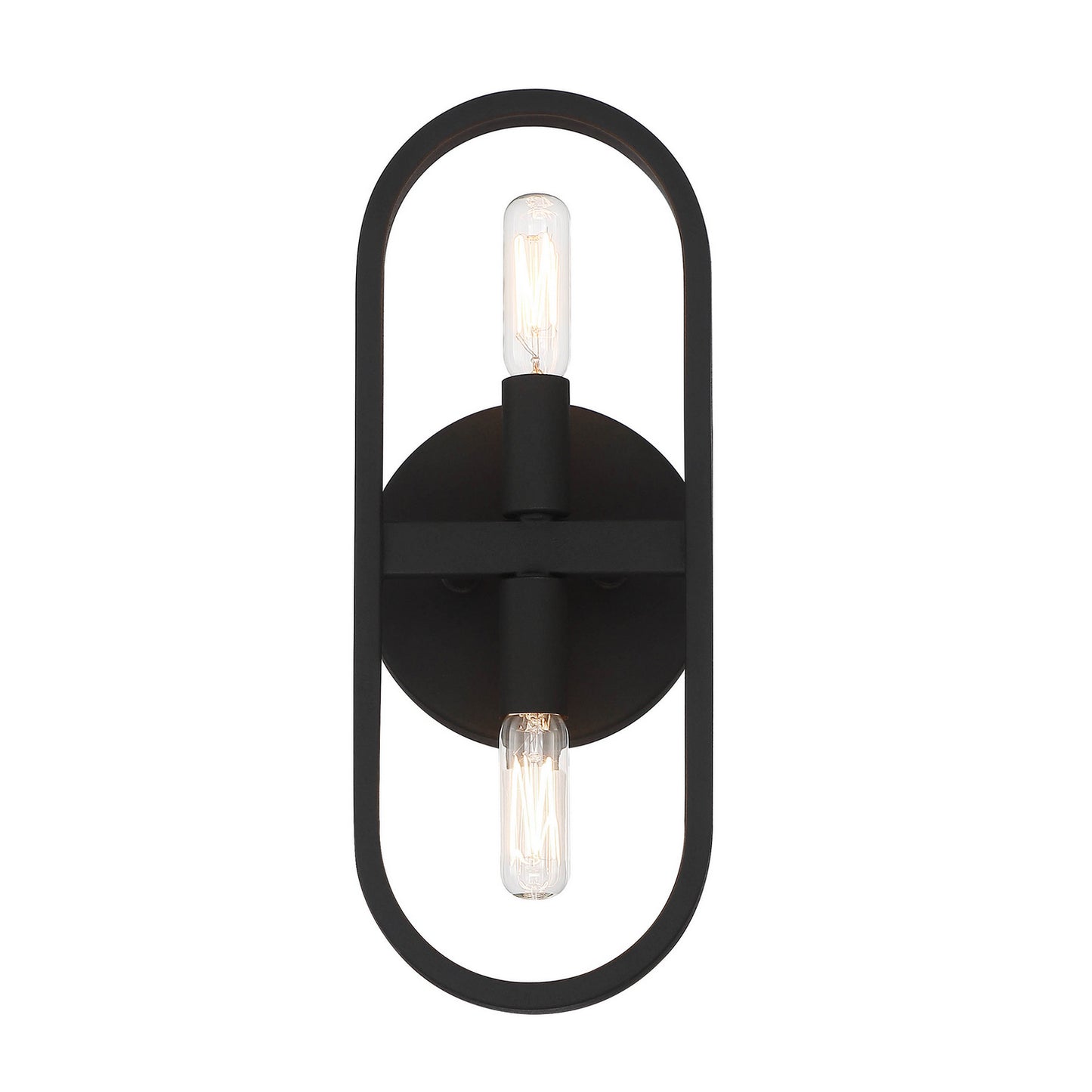 Carousel Two Light Wall Sconce in Black